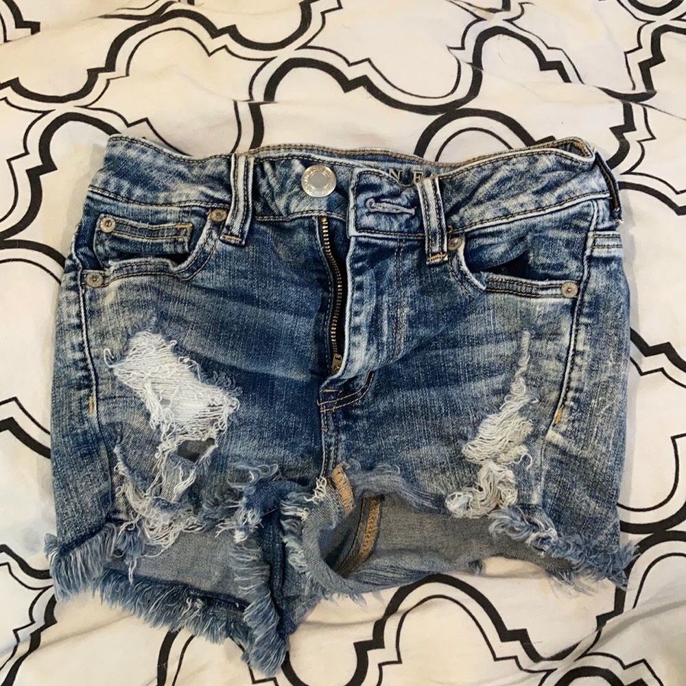 blue AE shorts